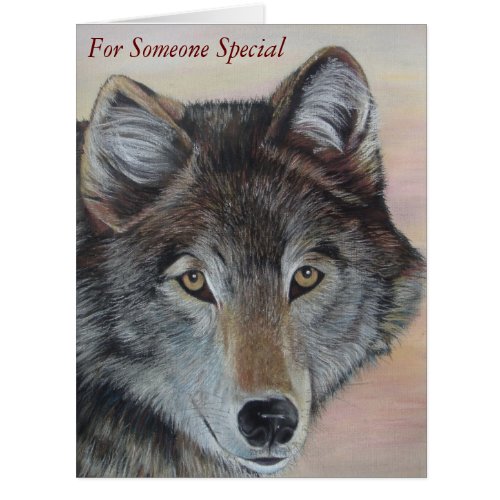 original portrait picture of gray wolf wildlife
