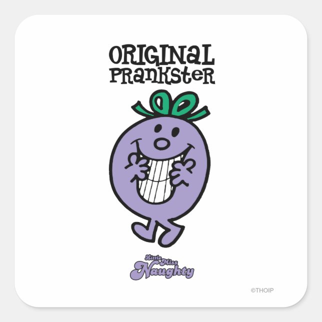 Original Prankster Square Sticker (Front)