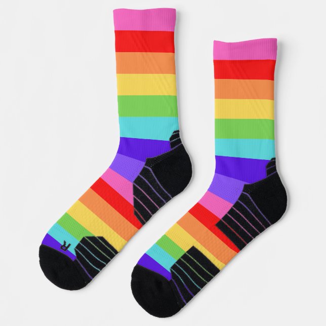 Original PRIDE Flag Socks (Left)