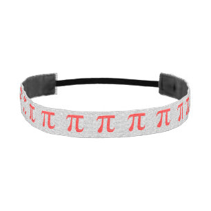 Original red number pi day mathematical symbol athletic headband
