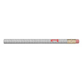 Original red number pi day mathematical symbol pencil (Rotated 90)