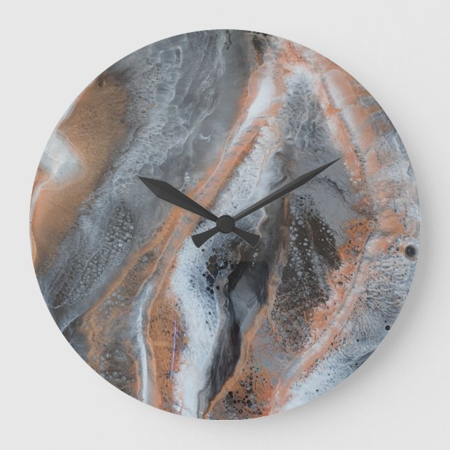 Original Resin Art Design Clock (Front)