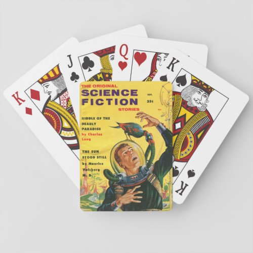 original science fiction poker cards