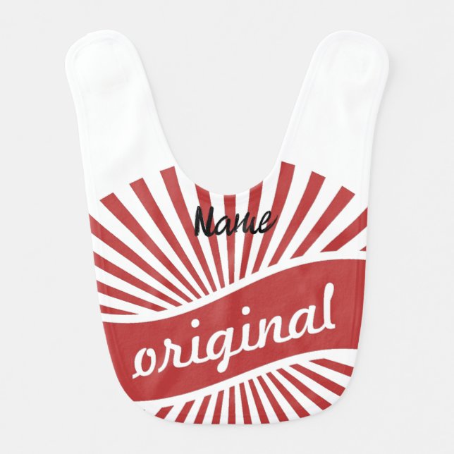 Original Sign Logo Thunder_Cove  Baby Bib (Front)