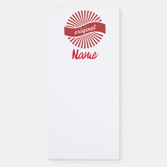 Original Sign Logo Thunder_Cove  Magnetic Notepad (Front)