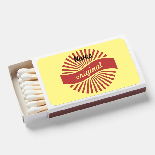 Original Sign Logo Thunder_Cove Matchboxes (Front Open)