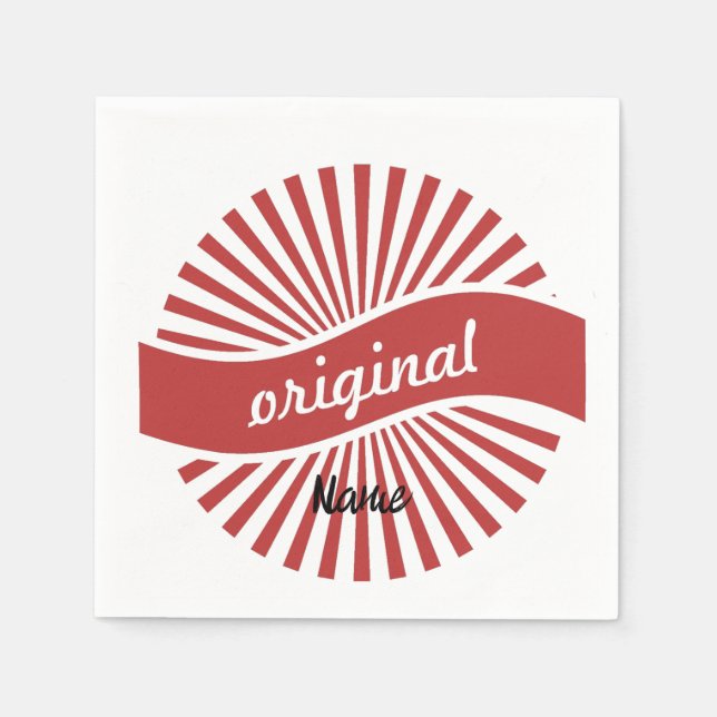 Original Sign Logo Thunder_Cove  Napkins (Front)