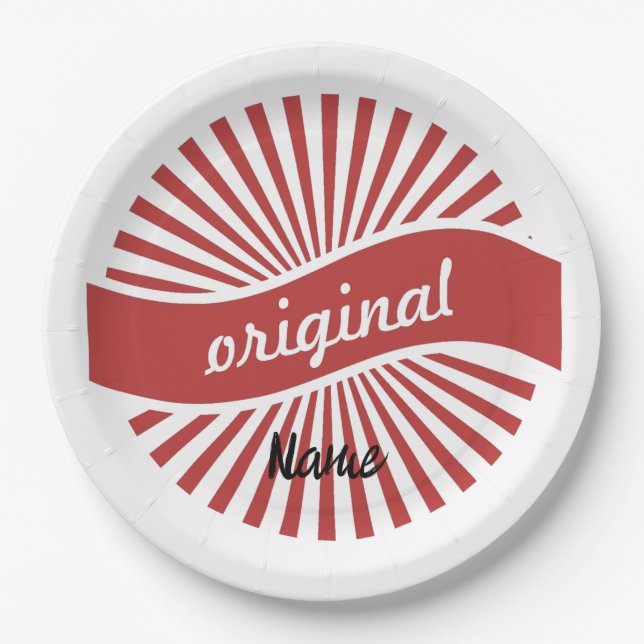 Original Sign Logo Thunder_Cove Paper Plates (Front)