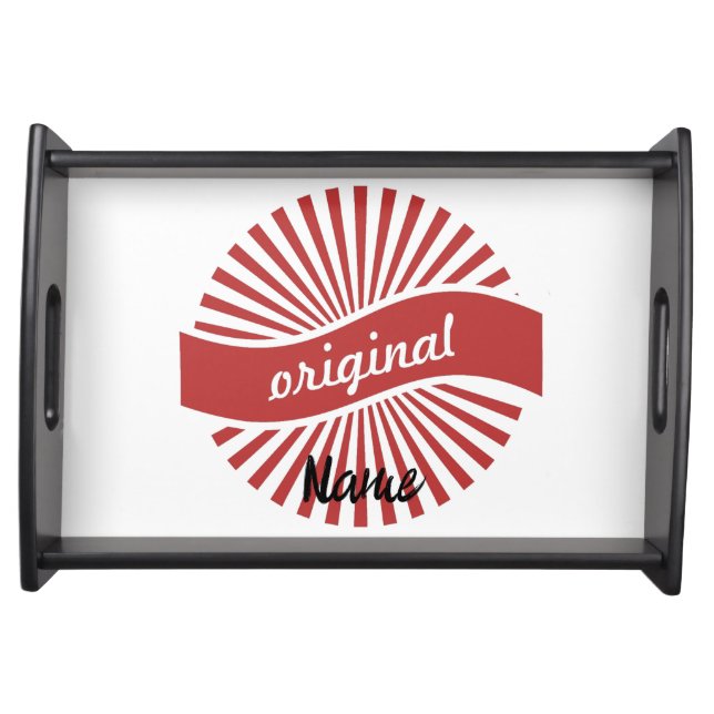 Original Sign Logo Thunder_Cove  Serving Tray (Front)