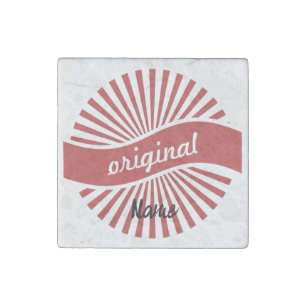 Original Sign Logo Thunder_Cove  Stone Magnet