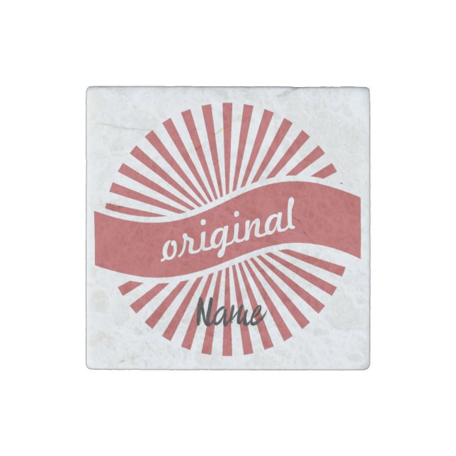 Original Sign Logo Thunder_Cove  Stone Magnet (Front)