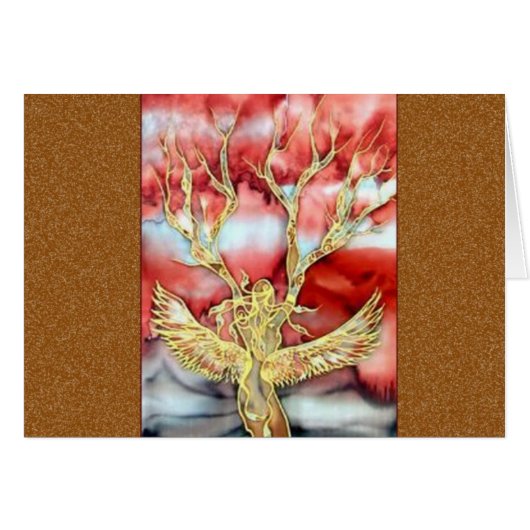 Original Silk Painting By Kim: Cards (Front Horizontal)