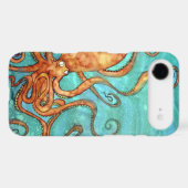 Original Silk Painting on Iphone case by Kim (Back (Horizontal))