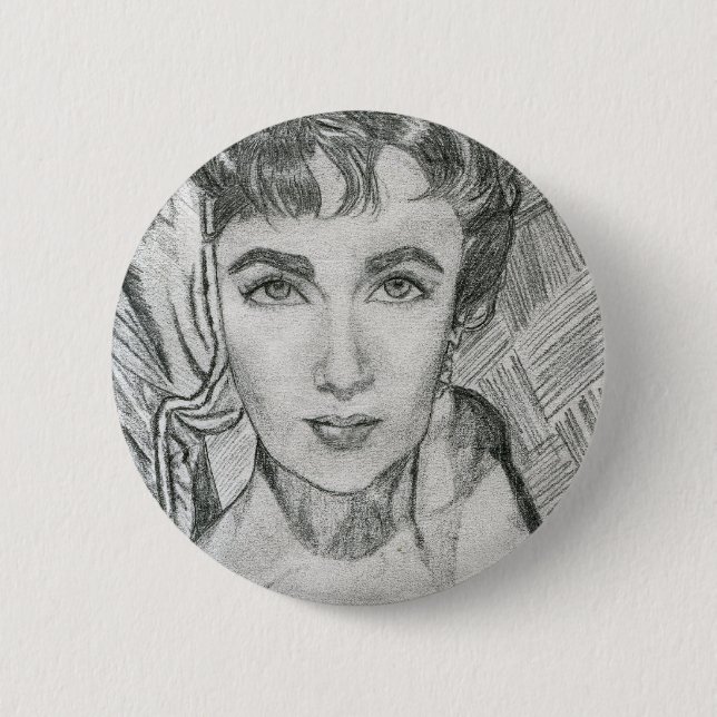 Original sketch pinback button (Front)