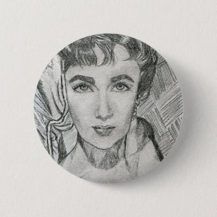 Original sketch pinback button
