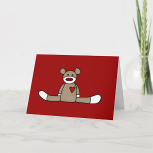 Original Sock Monkey Tshirts and Gifts Card
