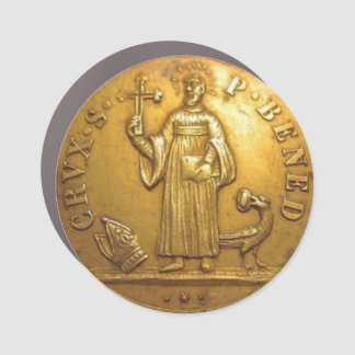 Original St Benedict Medal Front Car Magnet