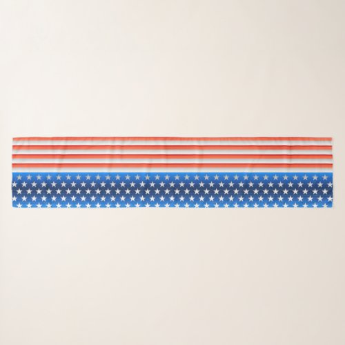 Original stylised Patriotic American Flag Scarf
