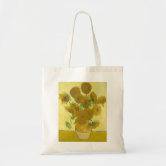 Van Gogh Sunflowers Packable Tote Bag - MFA Boston Shop