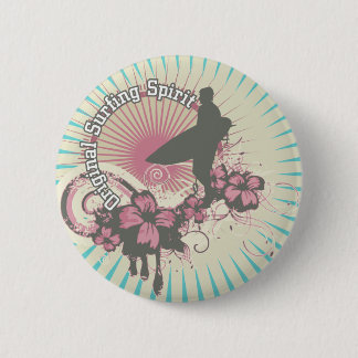 Original Surfing Spirit Tshirts and Gifts Pinback Button