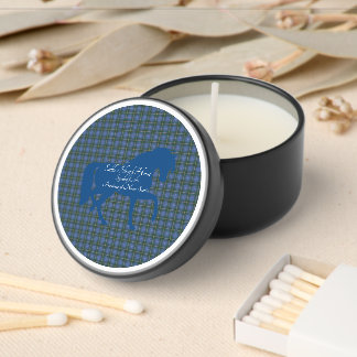 Original Tartan Province of Nova Scotia, Canada Mini Candle Favors
