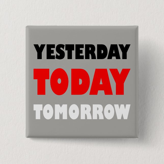 Original text design positive words phrase button (Front)