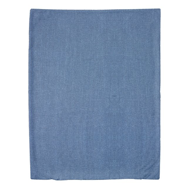 Original textile fabric blue fashion jean denim duvet cover (Front)