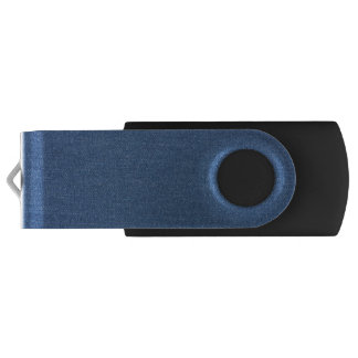 Original textile fabric blue fashion jean denim flash drive