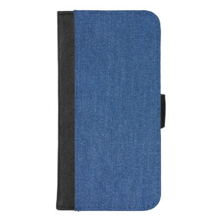 Original textile fabric blue fashion jean denim iPhone 8/7 plus wallet case