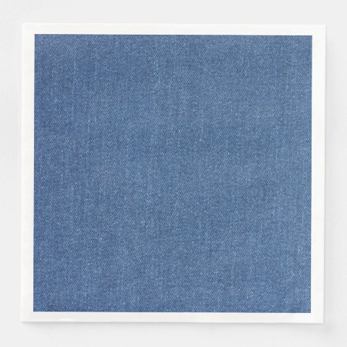 Original textile fabric blue fashion jean denim paper dinner napkins