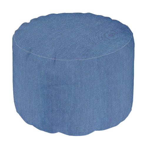 Original textile fabric blue fashion jean denim pouf