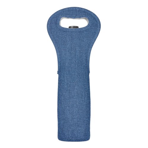 Original textile fabric blue fashion jean denim wine bag