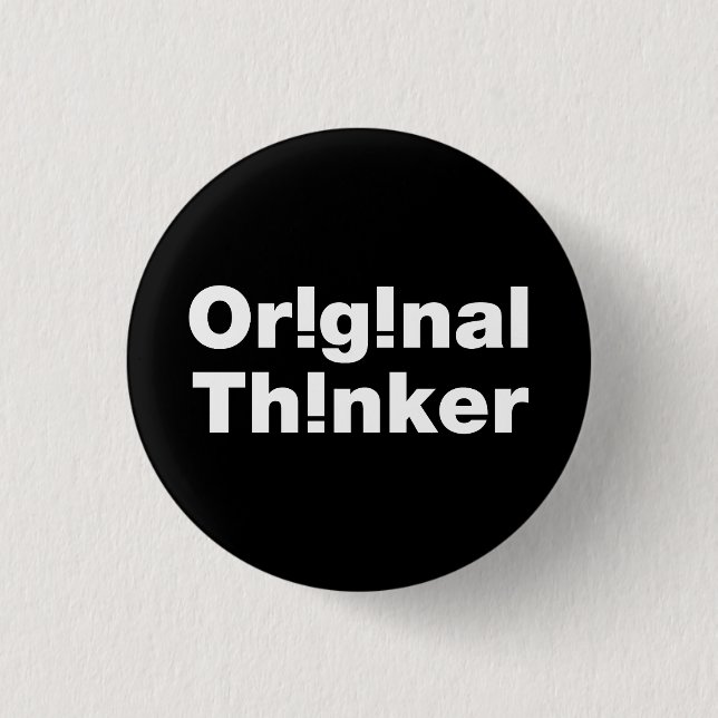 Original Thinker Button (Front)