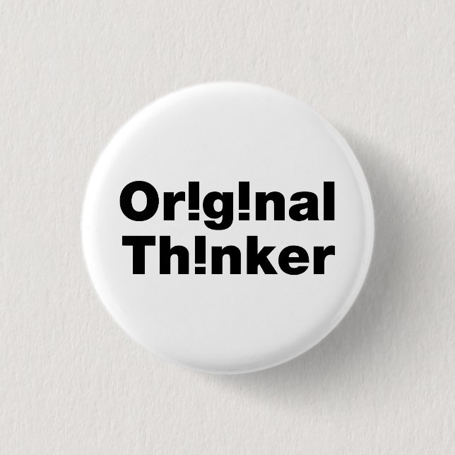 Original Thinker Button (Front)