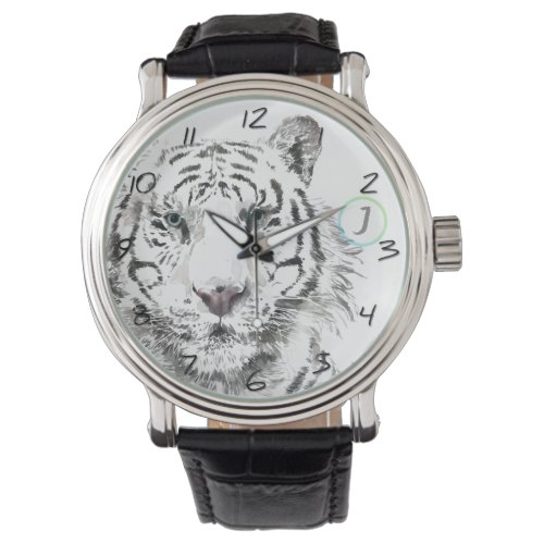 Original Tiger Watercolor Chinese Zodiac Birthday Watch