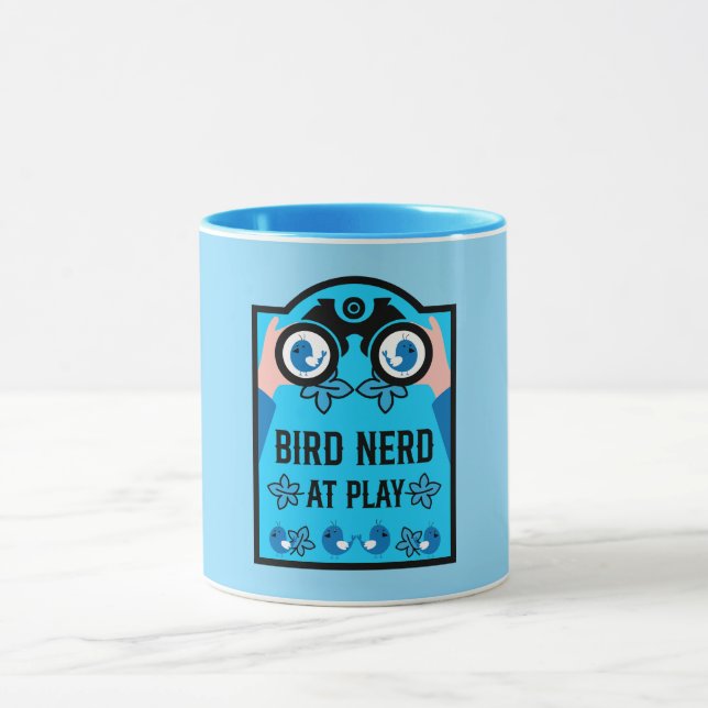 Original Unique Birdwatcher Mug (Center)