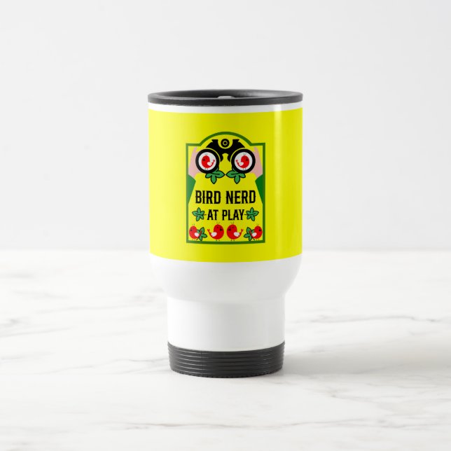 Original Unique Birdwatcher Travel Mug (Center)