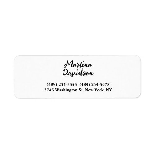 Original Unique Creative Calligraphy Label