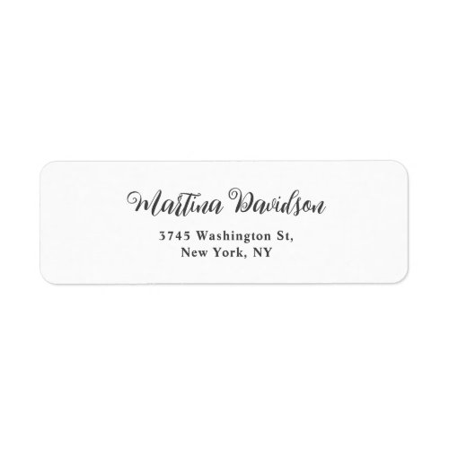 Original Unique Creative Calligraphy Label