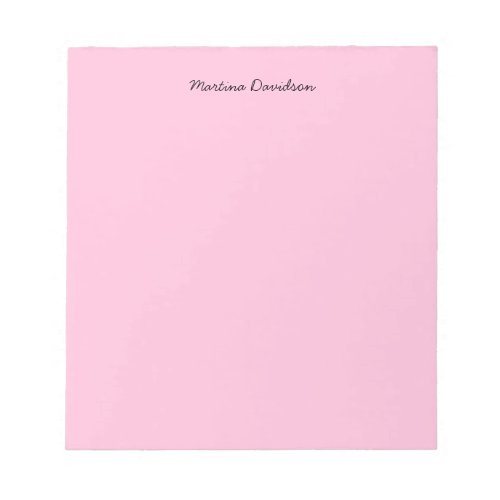 Original Unique Pink Creative Handwriting Notepad