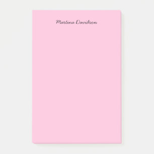 Original Unique Pink Creative Handwriting Post-it Notes
