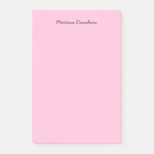 Original Unique Pink Creative Handwriting Post_it Notes