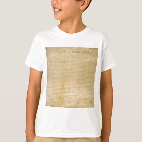 Original United States Constitution Bill of Rights T_Shirt