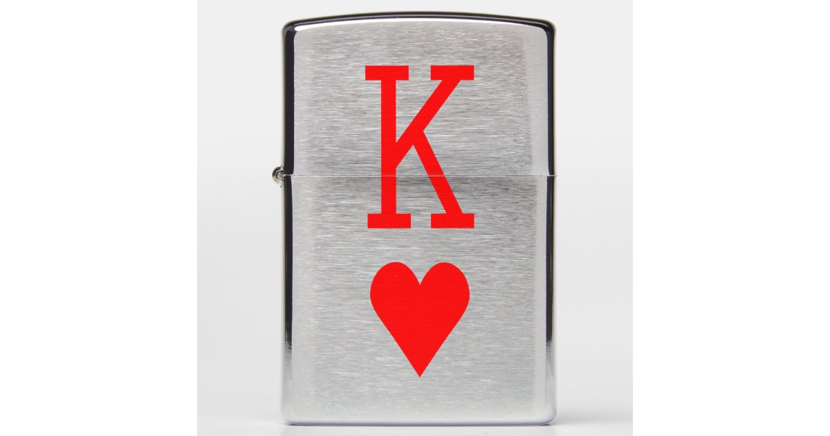 Retired 2014 Las Vegas King Of Hearts Zippo Lighter