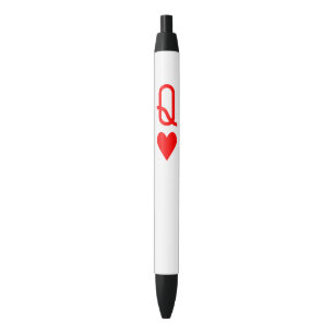Original  Valentine's Day Queen of hearts symbol Pen
