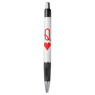 Original  Valentine's Day Queen of hearts symbol Pen