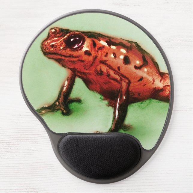 Original vintage art gel mousepad - Frog (Front)