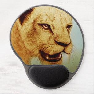 Original vintage art gel mousepad - Lion