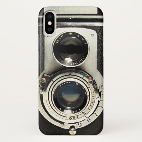 Original vintage camera iPhone x case