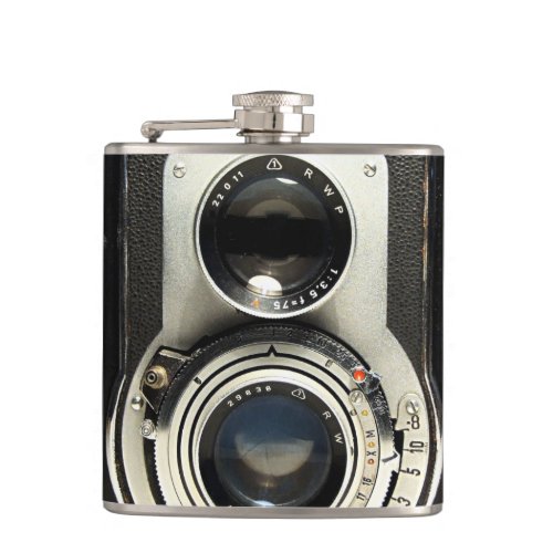 Original vintage camera flask